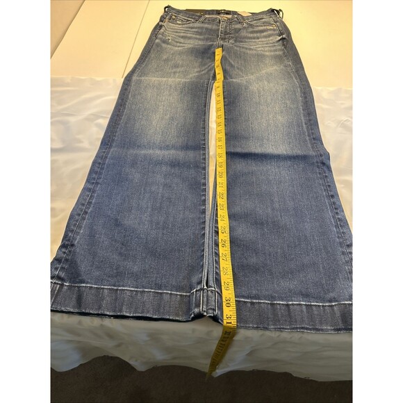 7 FOR ALL MANKIND Slim Illusion Tailorless Dojo Jeans Women Sz 30 NEW w/Tag - Picture 2 of 11